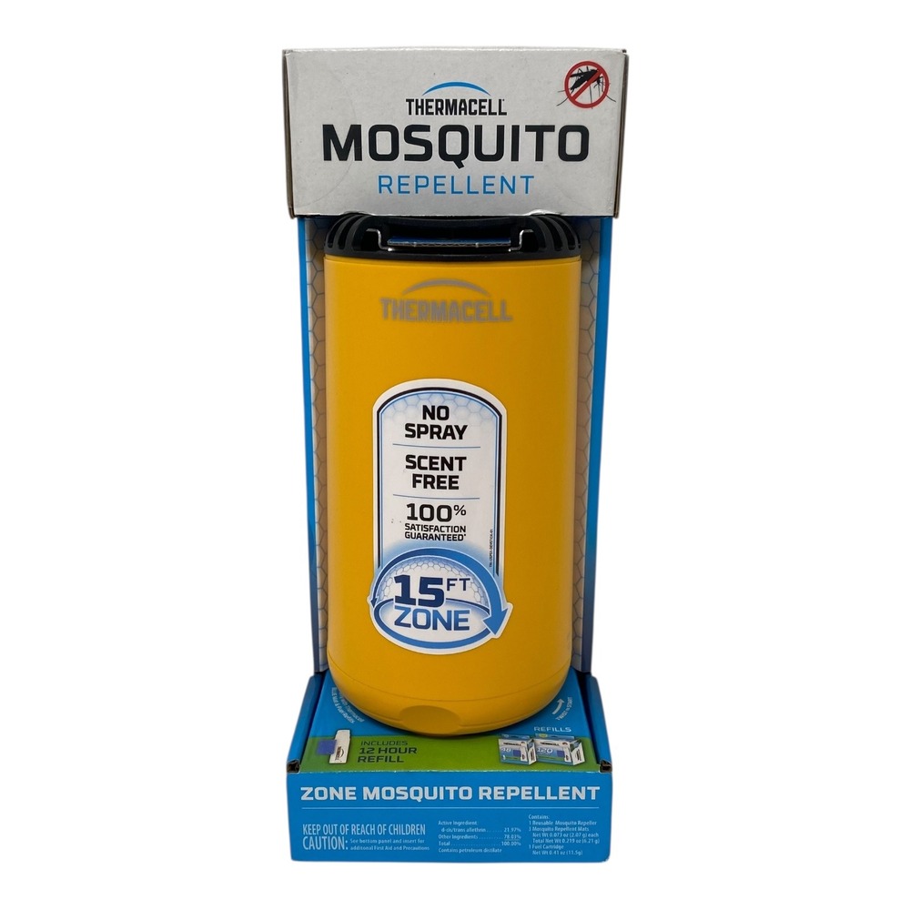 Thermacell Patio Shield Mosquito Repellent 15ft‎ Zone Scent Free 12 Hour NEW